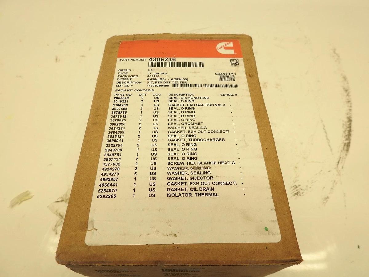 New Oem Cummins 4309246 Exhaust Recirculation Cooler Kit