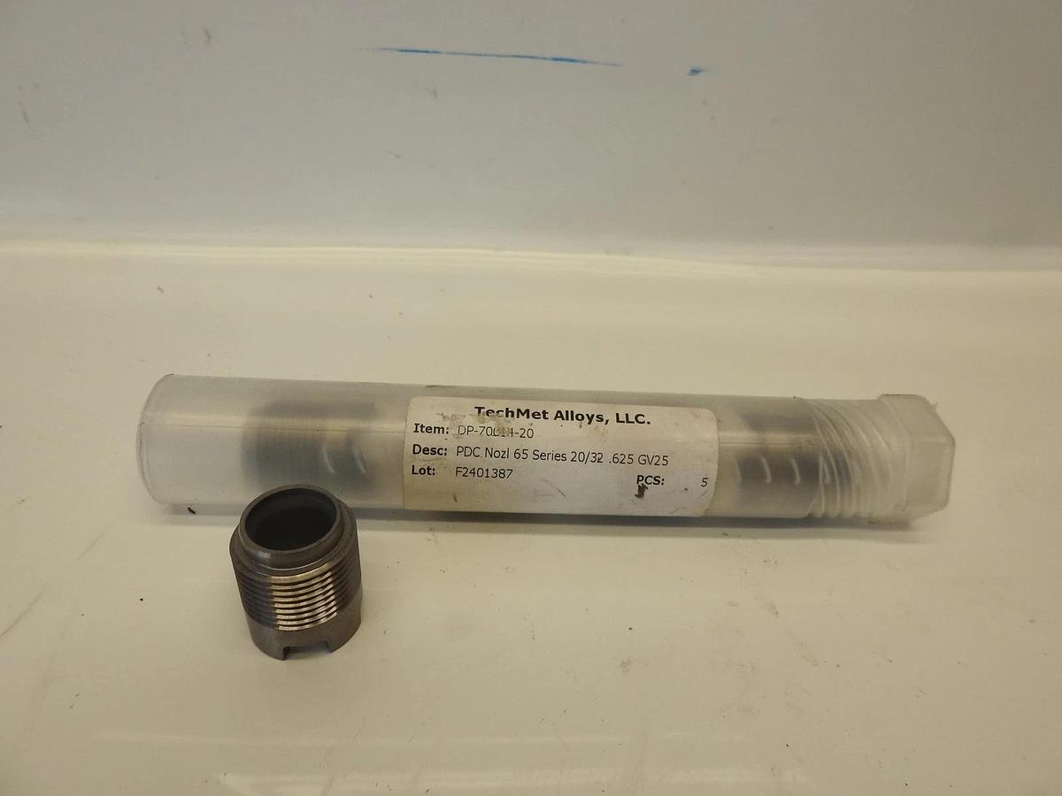 5Pcs TechMet Alloys DP-70014-20  PDC Nozl 65 Series 20/32 .625 GV25