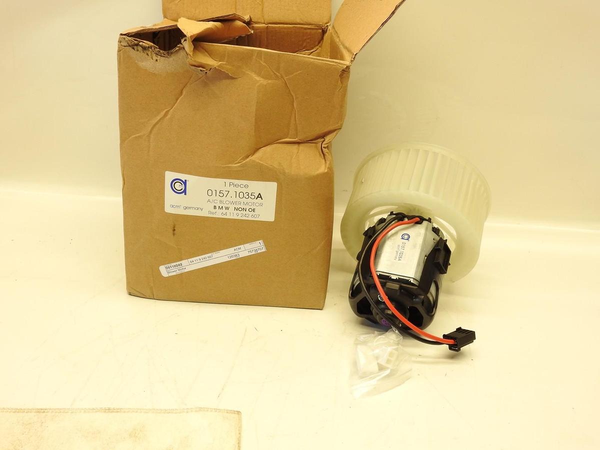 BMW 64 11 9 242 607(2009-2019) A/C. Blower Motor Assembly ACM : 0157.1035A