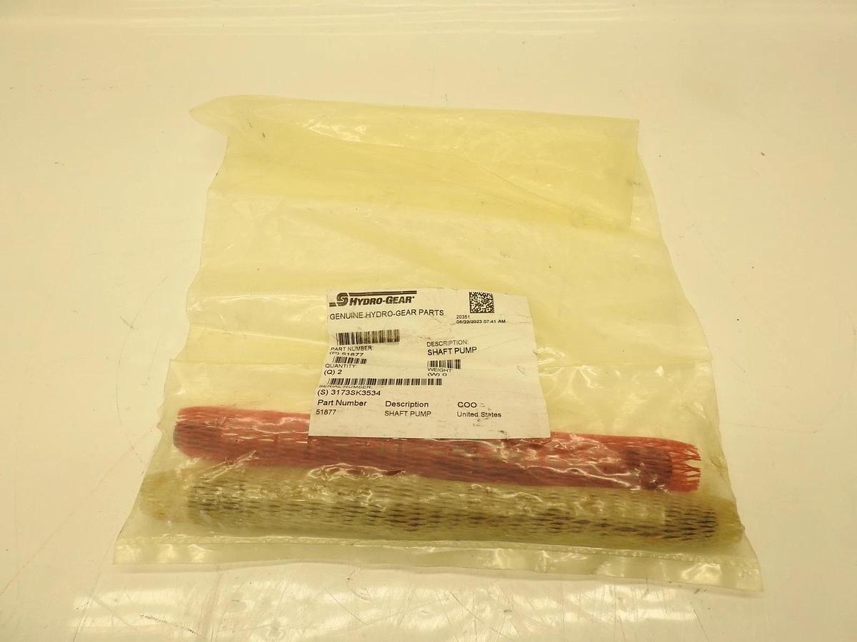 Lot Of 2 Hydro-Gear Genuine Part 51877 SHAFT PUMP