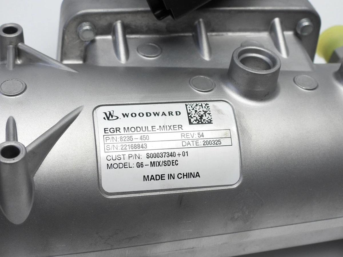 Woodward 8235-450 EGR Module-Mixer G6-MIX/SDEC S00037340+01