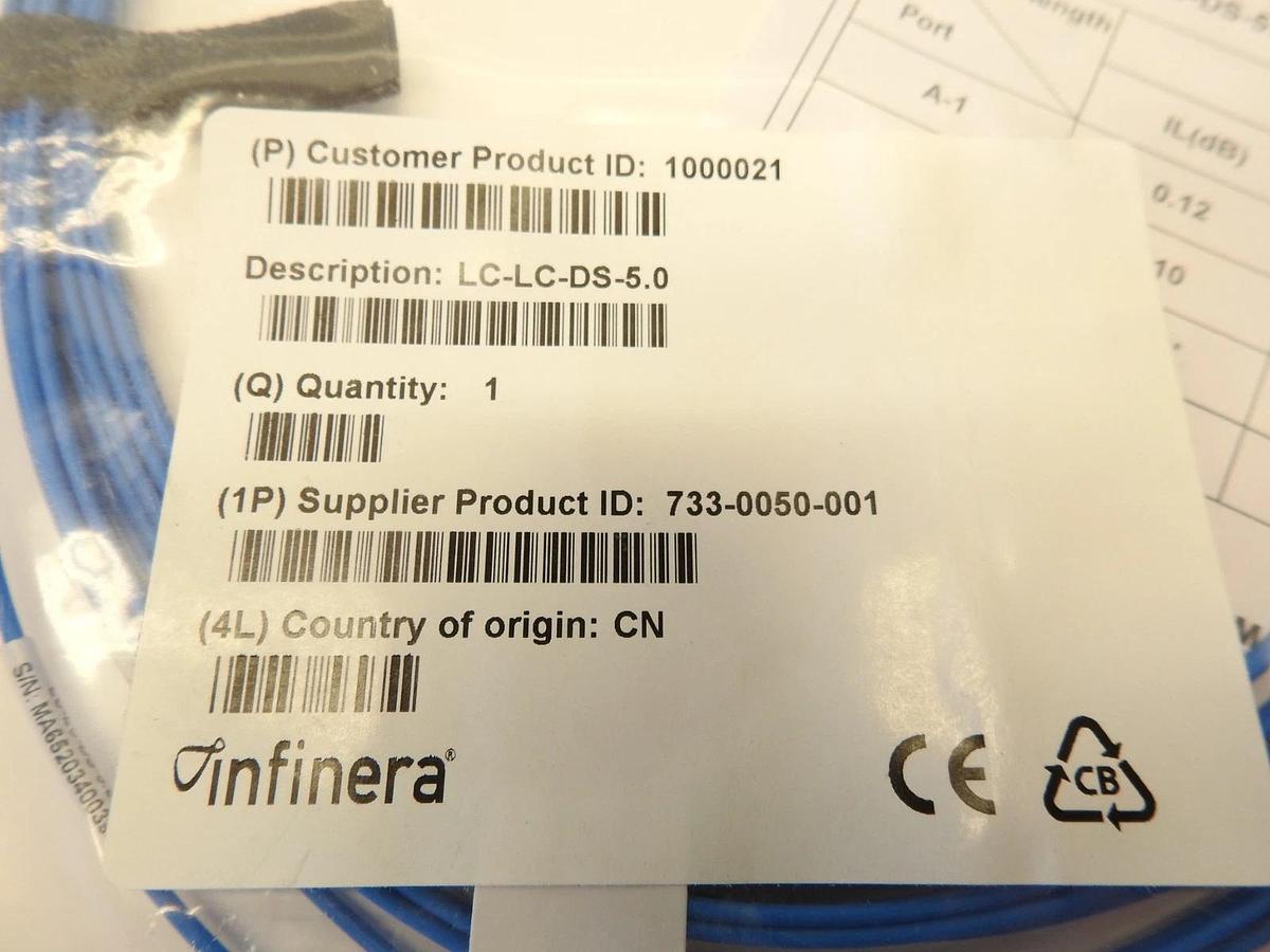 New Oem Infinera LC-LC-DS-5.0 Transceiver Module 1000021 733-0050-001
