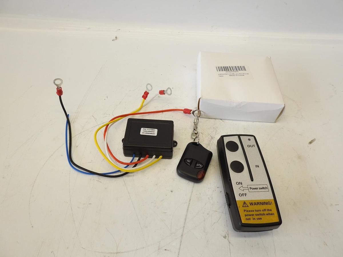 Royitay Wireless Winch Remote Control Kit for Truck Jeep ATV DC 12V 433MHZ