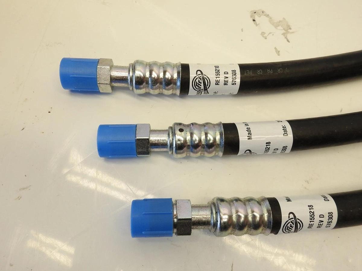 Lot Of 3 BurgaFlex RE1552128 Hose Assembly