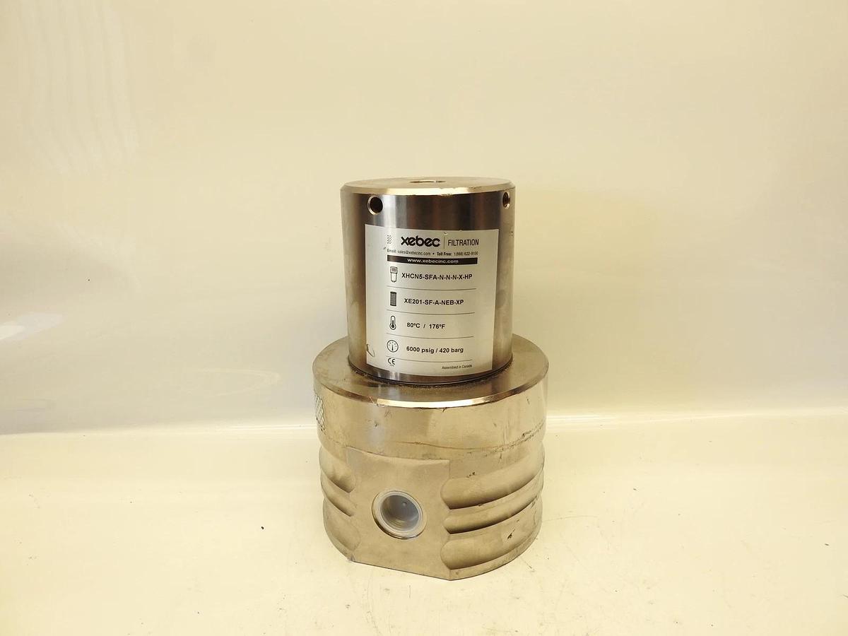 New Xebec XHCN5-SFA-N-N-N-X-HP XHCN5SFANNNXHP High Pressure Gas Filter 6000 PSIG