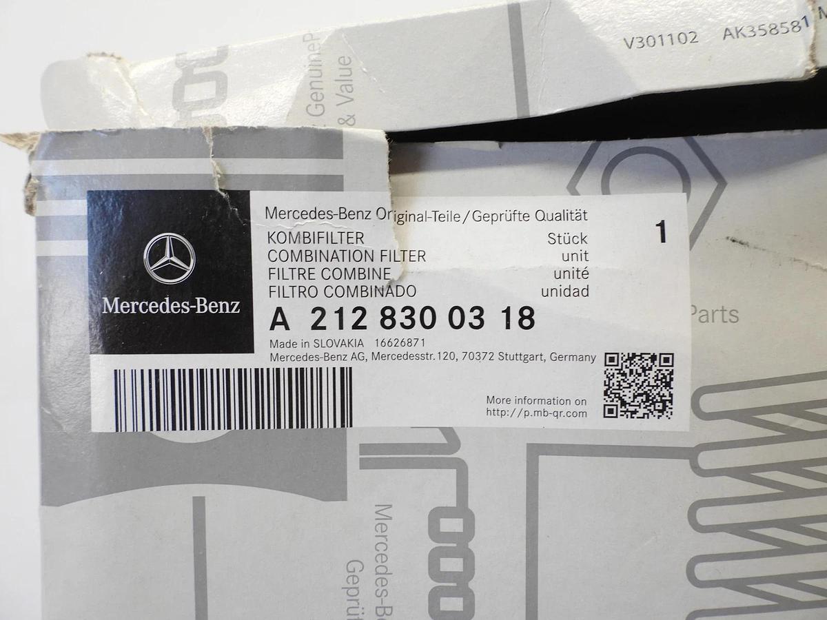 OEM Mercedes C300 C350 E350 E550 Cabin Air Filter Genuine 2128300318