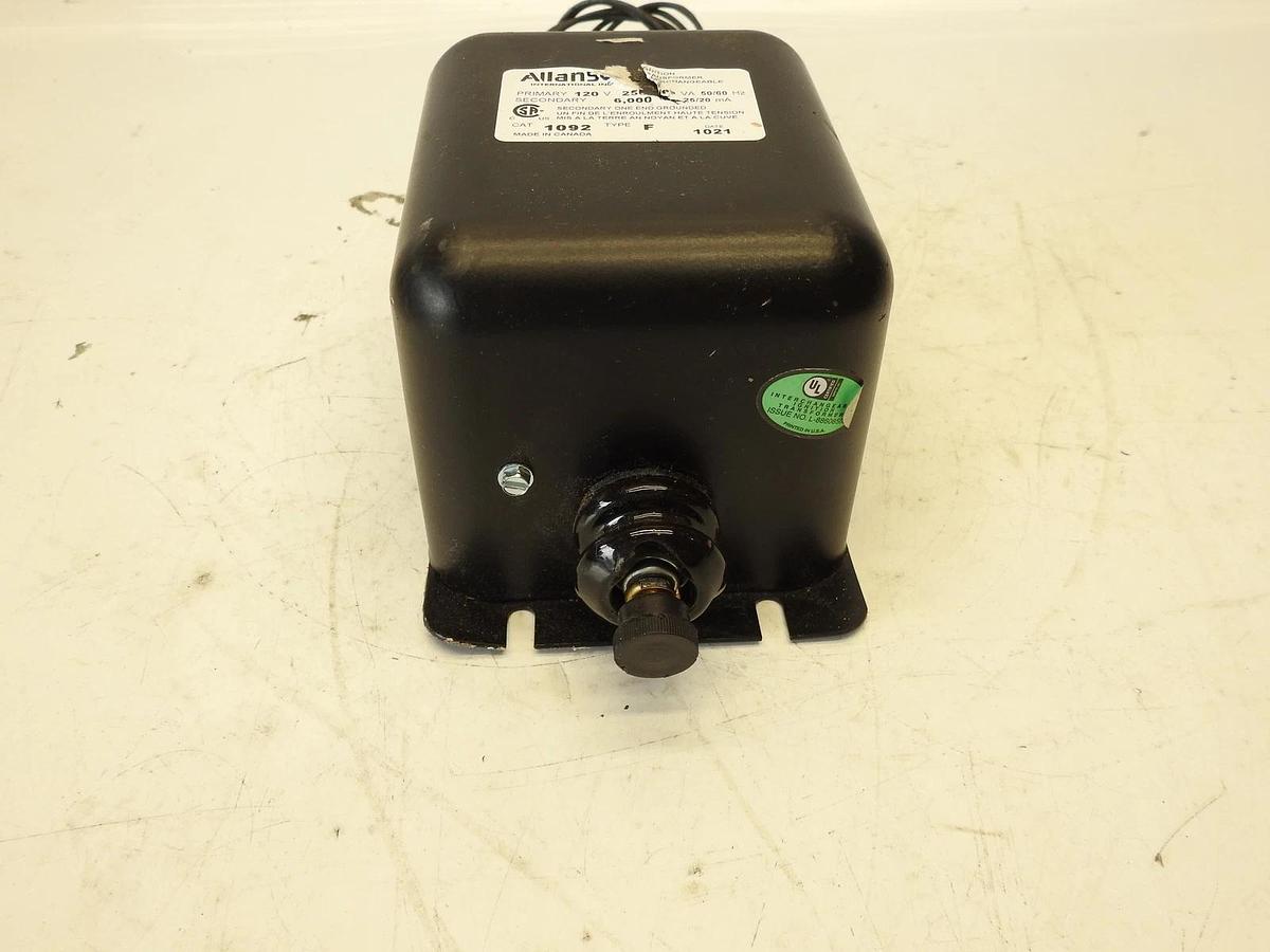ALLANSON 1092F 6000V TRANSFORMER 1092-F, 1092 F REPLACES WEBSTER 612-6A7