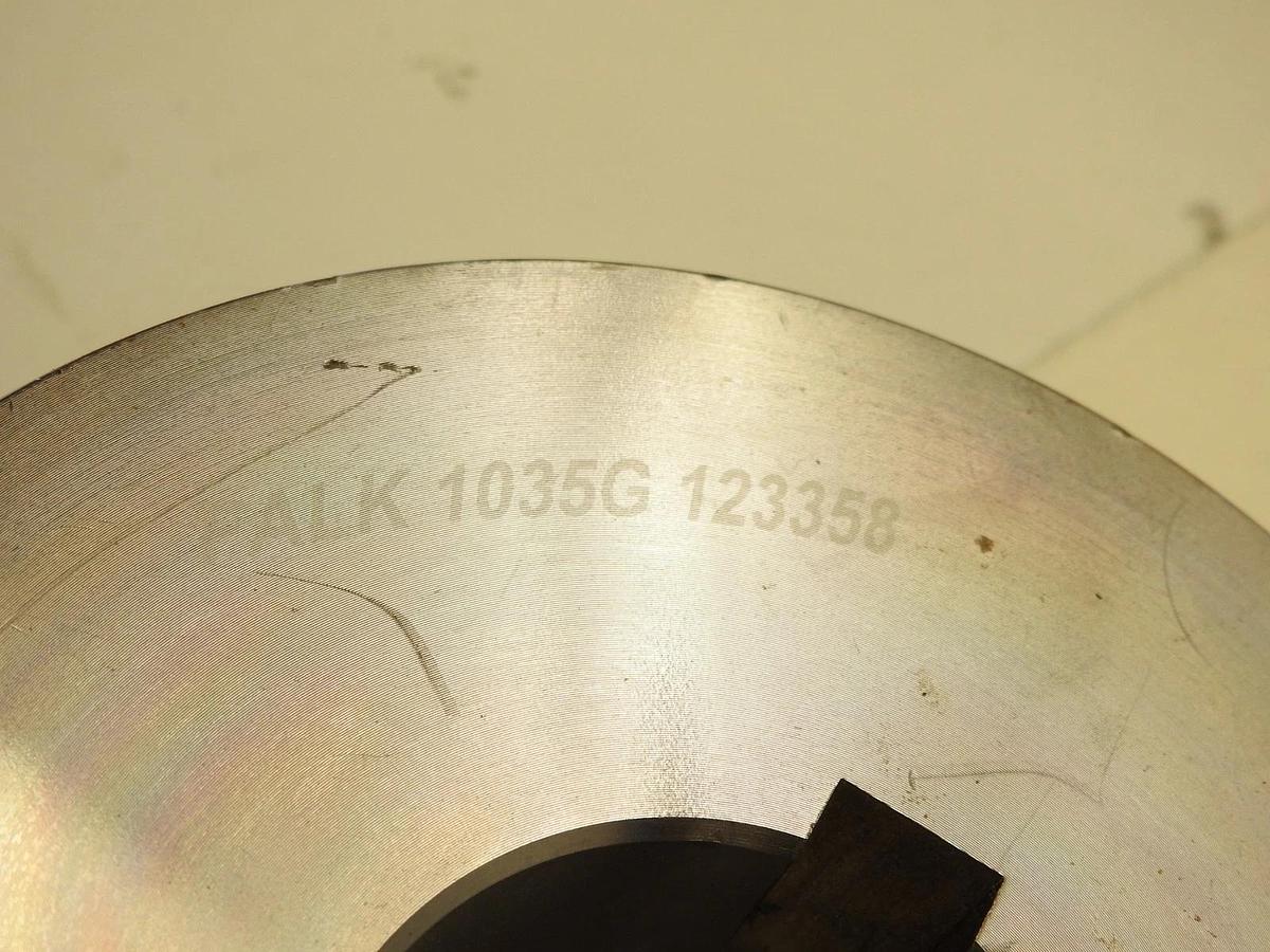 Falk 7-inch Gear Coupling Hub 1035G Series 2.4375 in Bore with Keyway