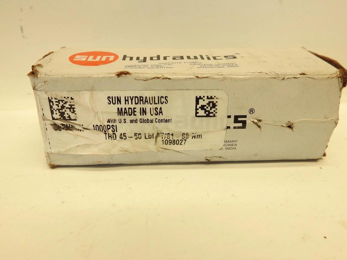 Sun Hydraulics CBEHLCN 4000psi TRD 45-50 Lbf Balance Valve Cartridge