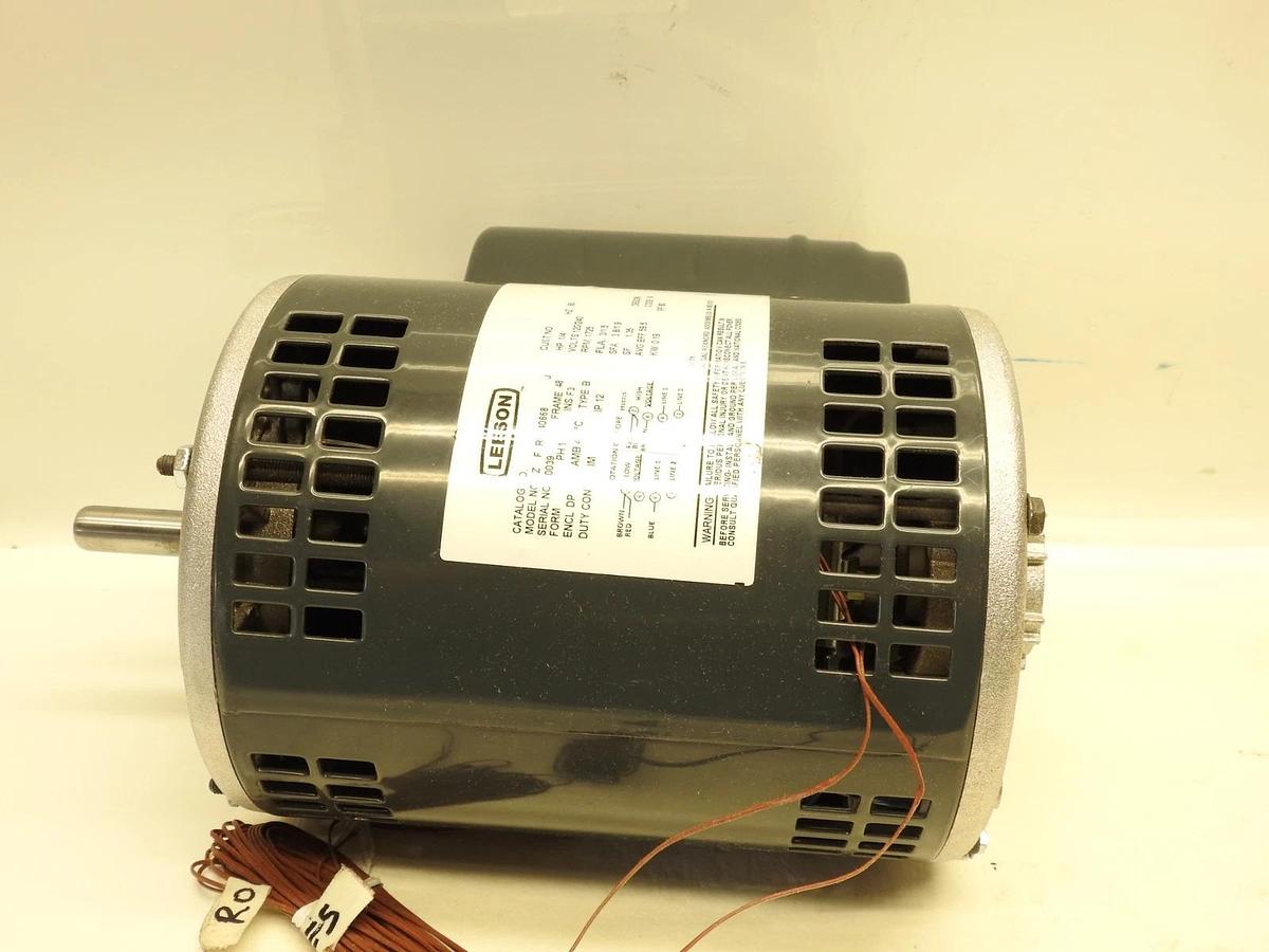 Leeson Electric Motor Z F RE240668  1/4HP 120,240V 1725 RPM 60HZ