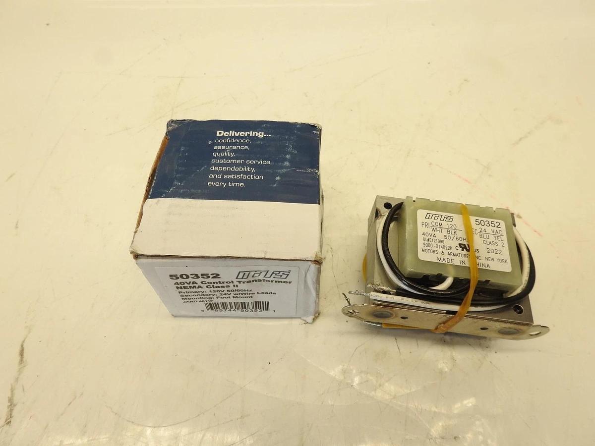 Mars 50352 40VA 120V TO 24V Foot Mount Step Down Transformer