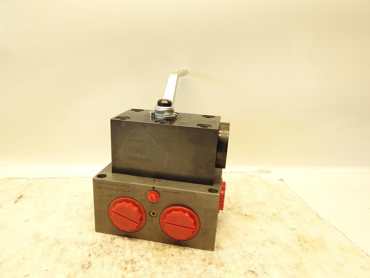 New Oem Parker ZMC-5517-001-C Hydraulic Valve Block 26-327419 Max:6,000 PSI