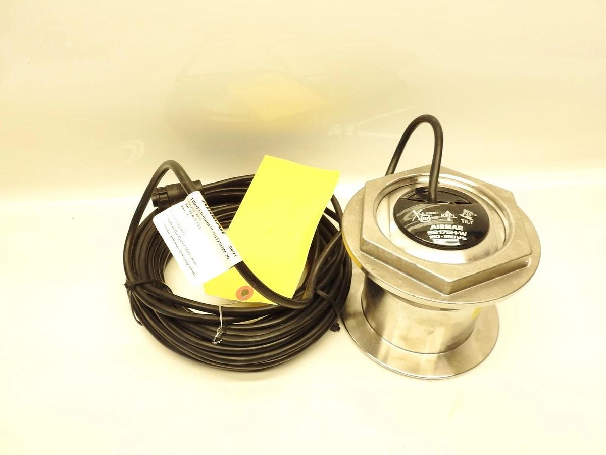 New Simrad Airmar Lowrance SS175H-W 20D Tilt 130-210KHZ Stainless Steel Transduc