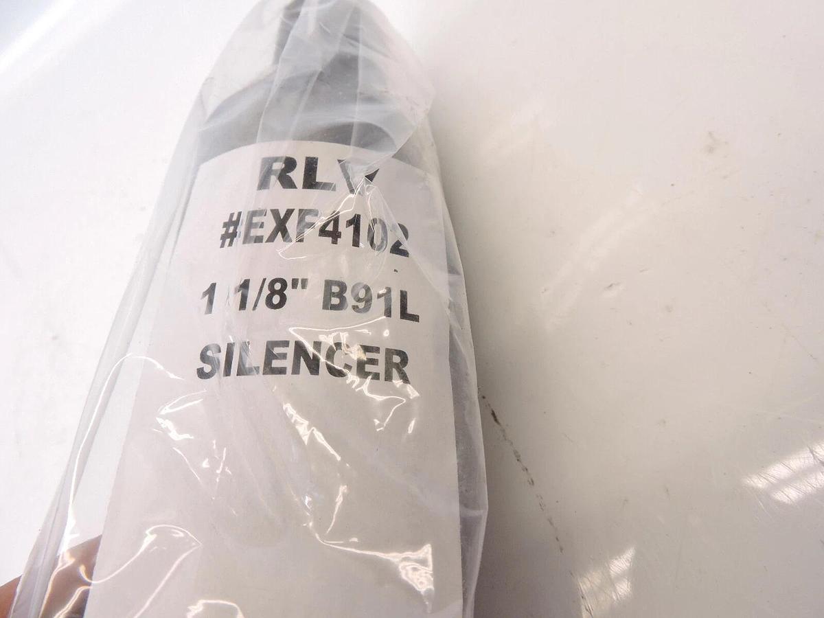 "EXF4102: B91 1 1/8"" Exhaust Silencer | 18-22 in Inlet | 18 in Outlet | 18 - 22 in | 18 in"