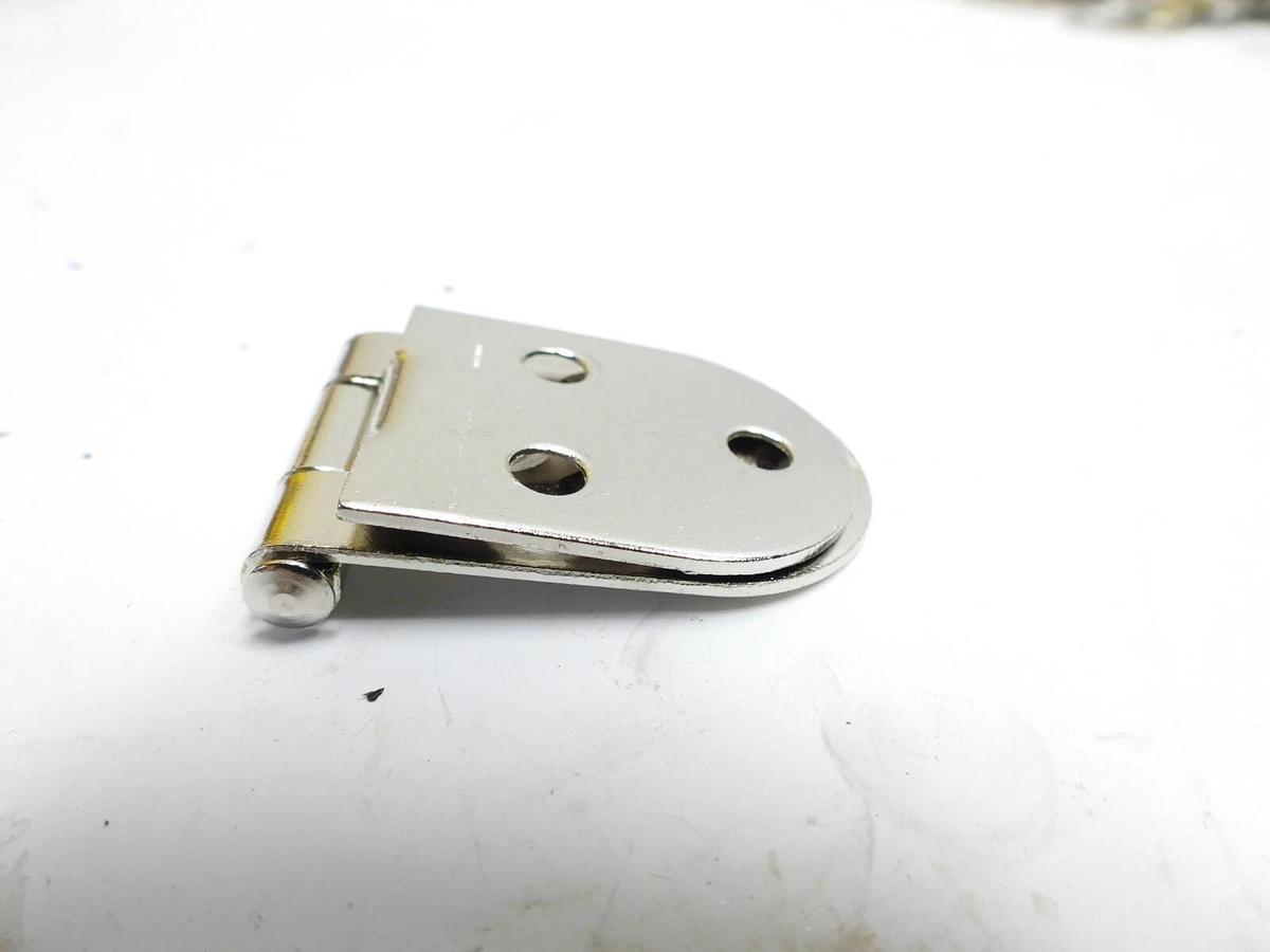 Lot Of 100 New 90 Degree Solid Hinge Cabinet Door Hinges, Flush Cabinet Hinge