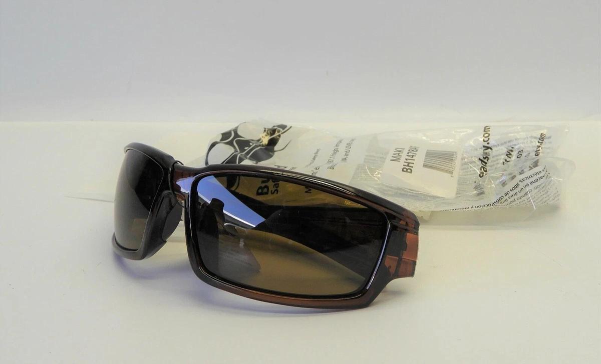 Bullhead Safety Eyewear BH1478AF Maki, Crystal Brown Frame, Anti-Fog Lens