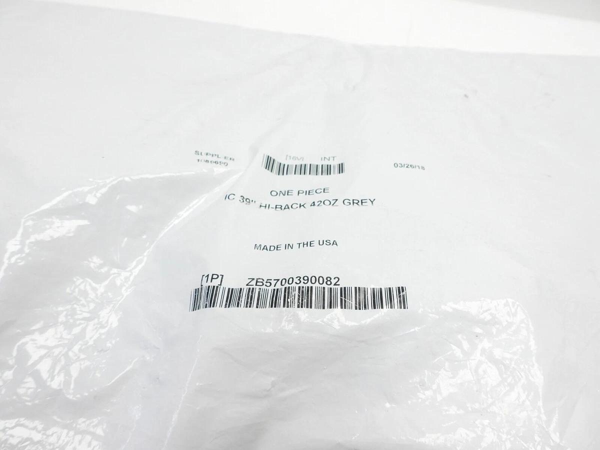 New ZB5700390082 COVER, BACK GREY IC 39" Hi-Back 42OZ One Piece