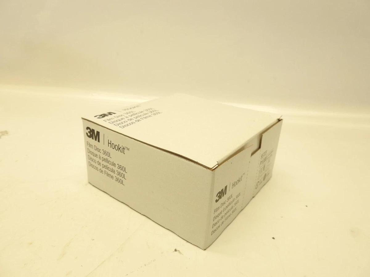 3M 55723 Hookit 5" Finishing Film Disc, P1000 Grit (Box of 100)