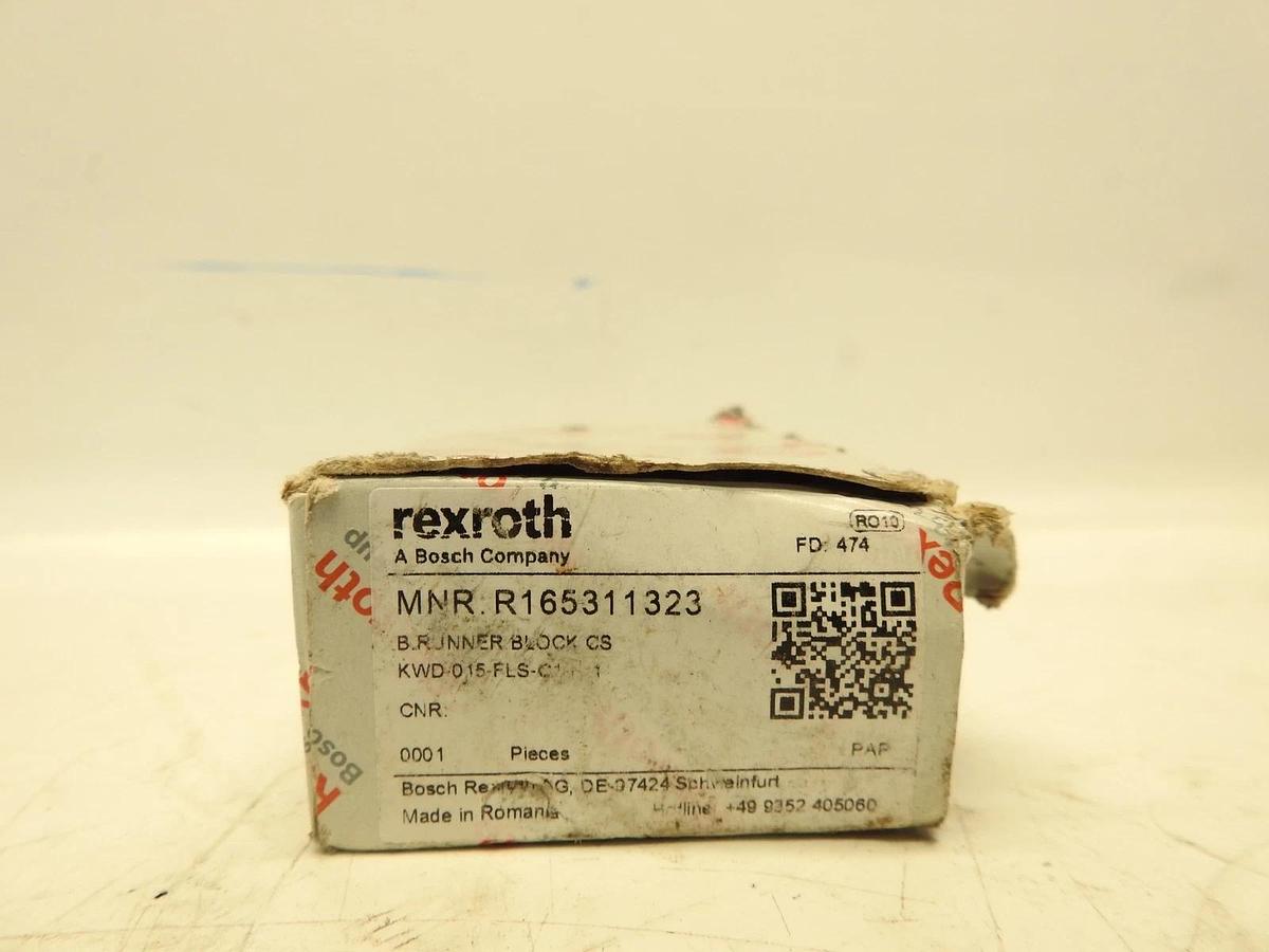 Bosch Rexroth Ball Runner Block Carbon Steel KWD-015-FLS-C1-H-1 R165311323
