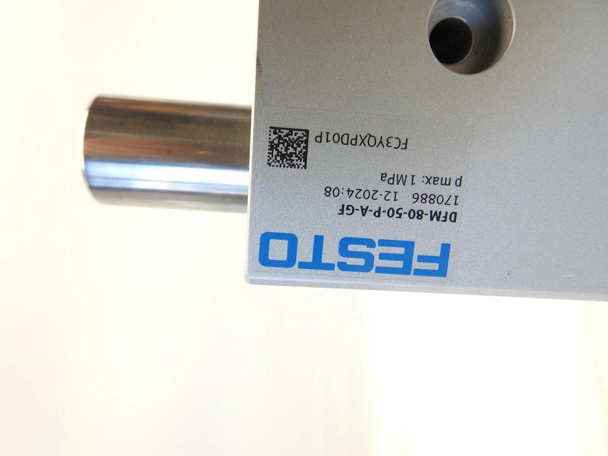 New Genuine FESTO DFM-80-50-P-A-GF 170886 GUIDE CYLINDER 80MM BORE 50MM STROKE