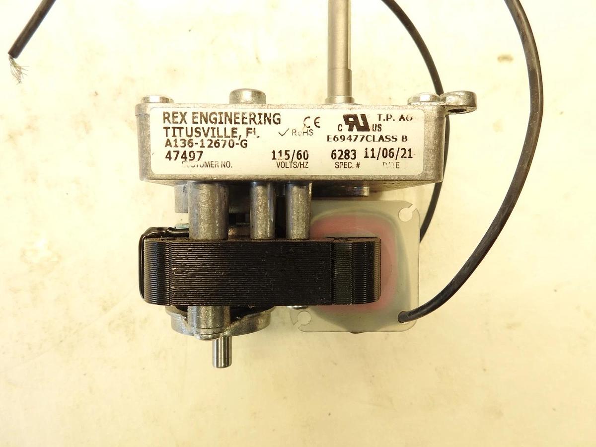 Nemco Motor 92002 120V, White Genuine OEM NEM47497 A136-12670-G