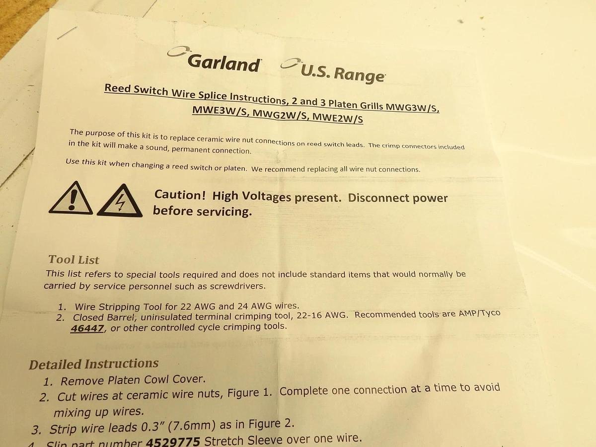 Garland 4519744 Plate Platen, 208 volt just plate