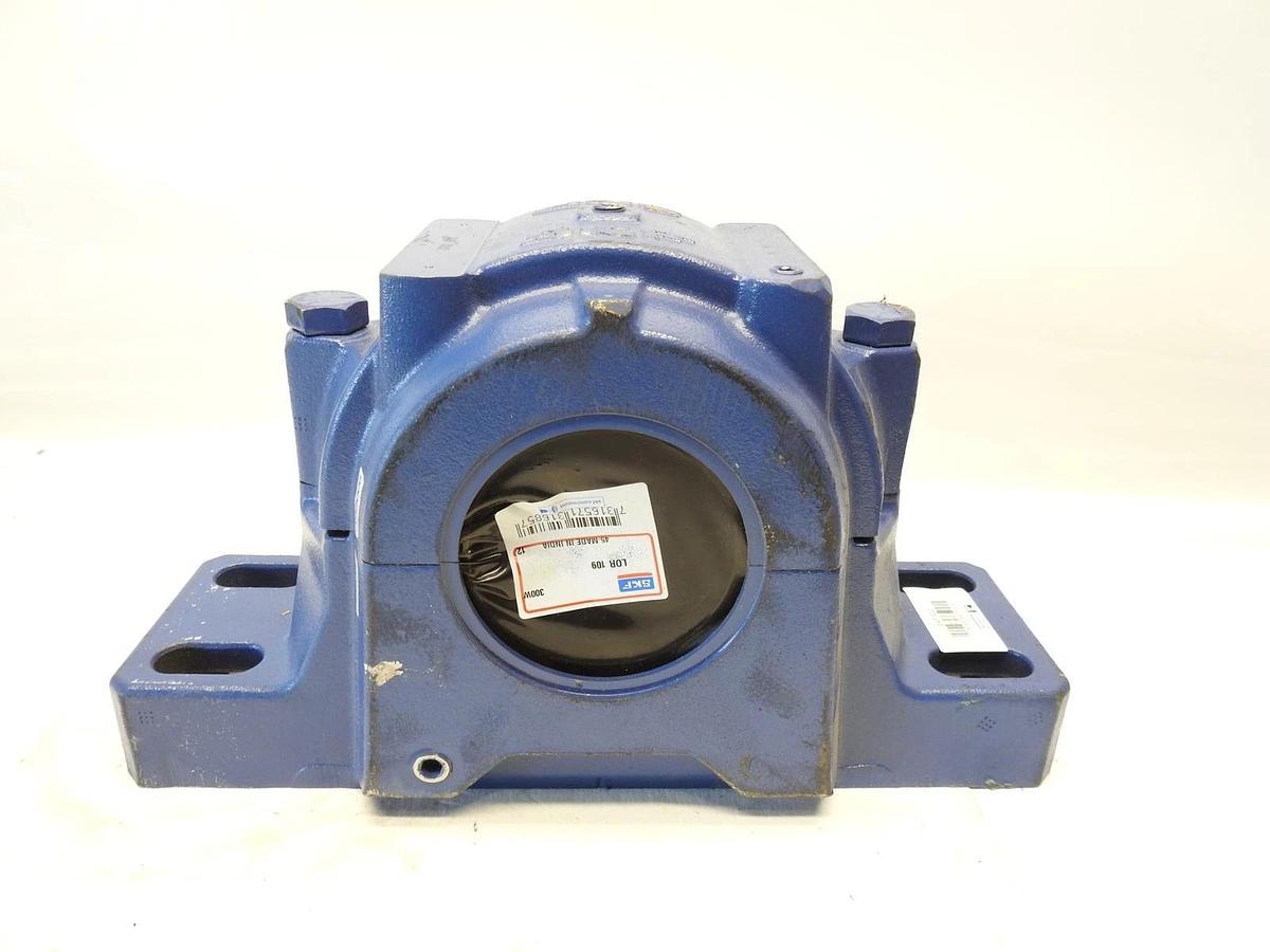 SKF SAF 522 Split Pillow Block Housing W/O Bearing, 7.874in ID, 2-Bolt, Cast Iro