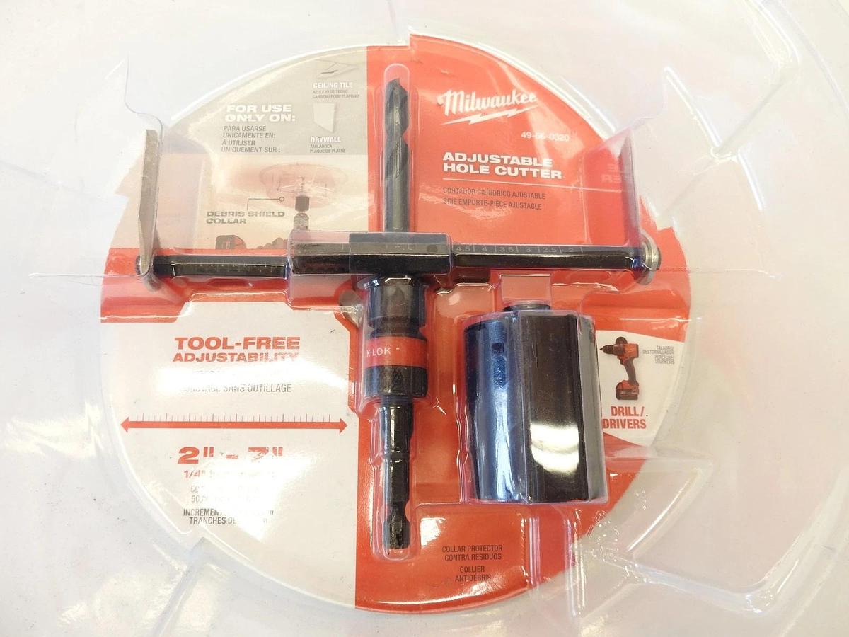 Oem Milwaukee 49-56-0320 2-7in Adjustable Hole Cutter