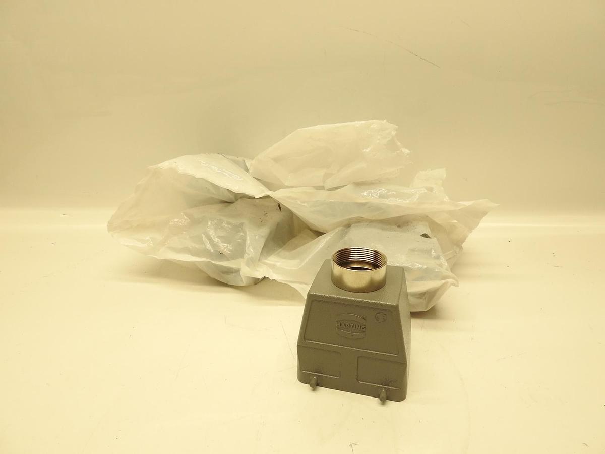 Lot Of 5 Harting HAN 32A-GG-29 Top Hood Connector Straight High
