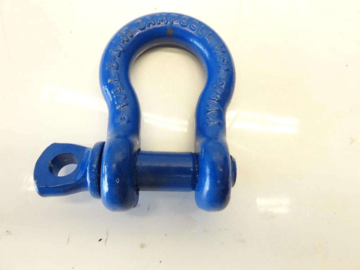Lot Of 8 New Campbell Anchor Shackle, Screw Pin 5/8" Forged Steel 5411005, WLL 3