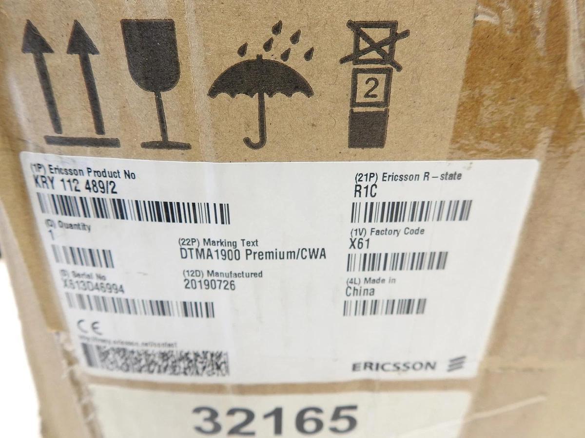 New Ericsson KRY 112 489/2 DTMA 1900 Premium/CWA