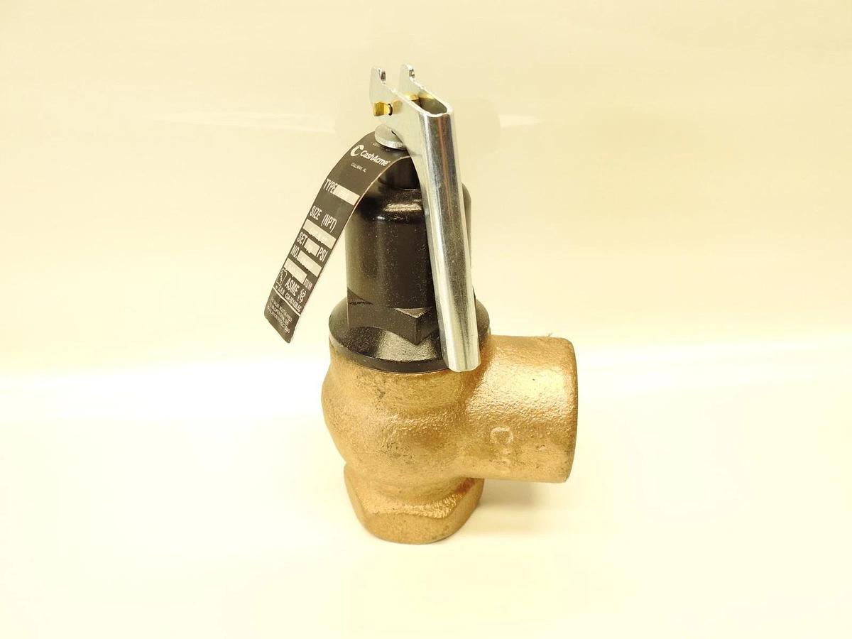 Genuine Cash Acme 19497-0075 - F-95 Series 3/4" x 1" Relief Valve 75 psi