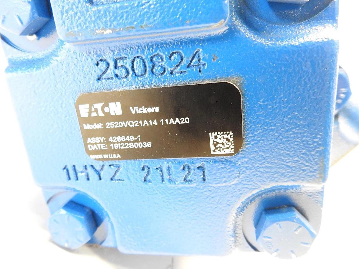 New Oem Eaton VICKERS 2520VQ21A1411AA20 Hydraulic Vane Pump