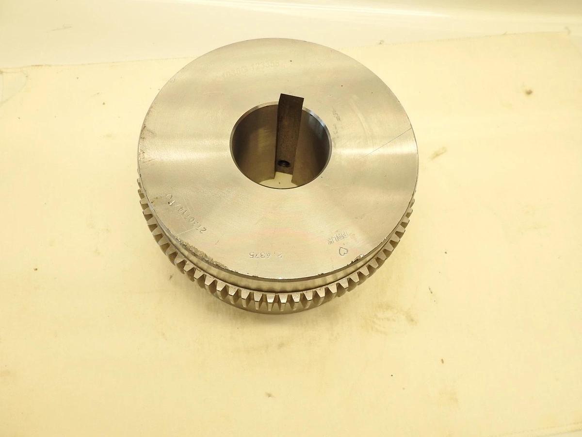Falk 7-inch Gear Coupling Hub 1035G Series 2.4375 in Bore with Keyway