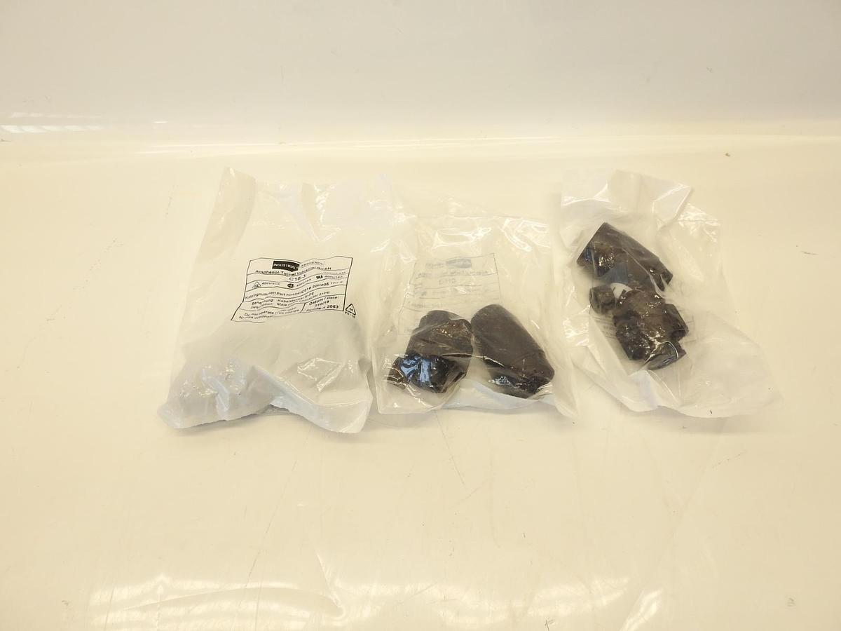 Lot Of 3 AMPHENOL-TUCHEL C016 10D014 002 1 / AMPHENOL C16-3  Mouser 183272 v