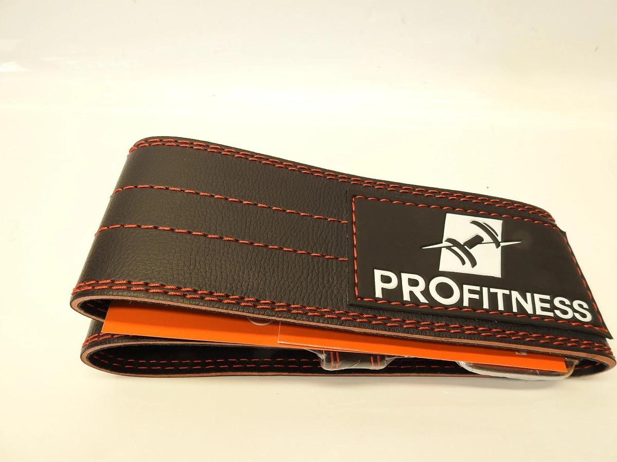 New Pro fitness 5mm Adjustable Weightlifting Belt Red/Black Size Medium