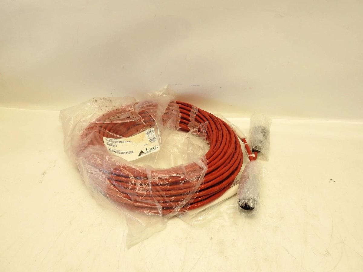 50' Lam Research Pump Cable Red Cable Assembly 10012800028 A40J1