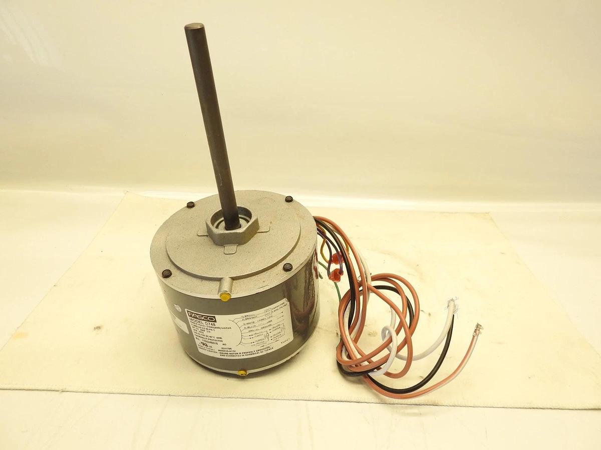 NEW Fasco 1/3 HP Condenser Fan Motor 1075 RPM 208/230 Volts D748 1 speed psc