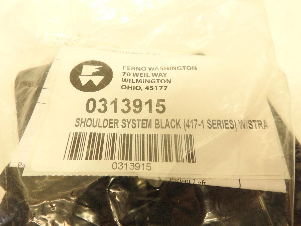 New Genuine Ferno Washington 0313915 417-1 Black Shoulder Restraint Strap