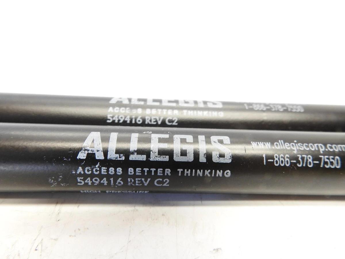 Lot Of 2 New Genuine Allegis 549416 226611 0125N Gas Spring Hood Strut