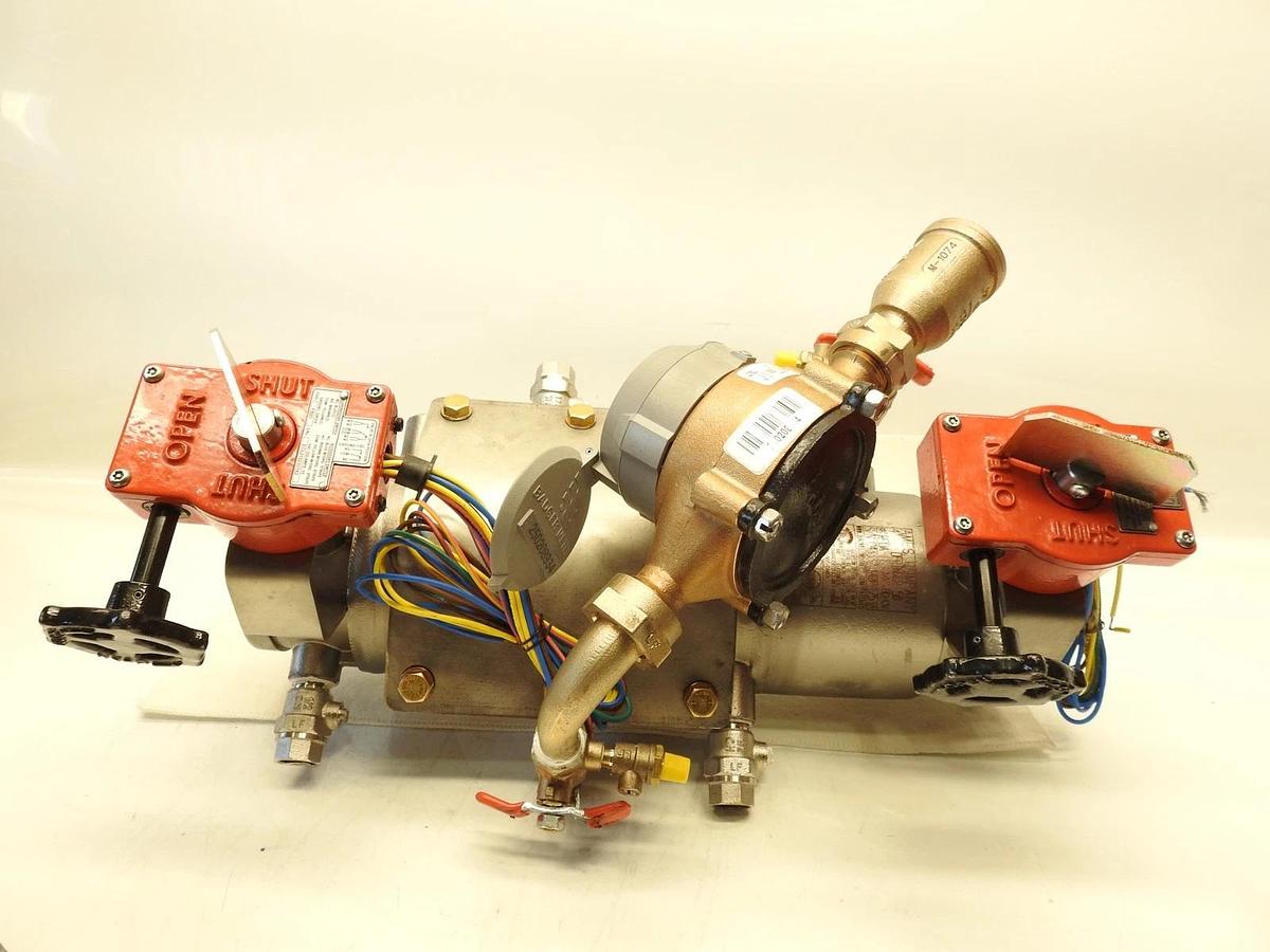New 4" Ames Deringer 50 (RPDA-II) Reduced Pressure Detector Backflow Preventer