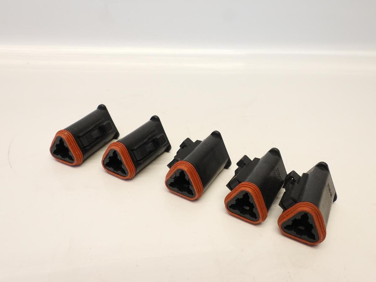 Lot Of 5 Deutsch DT06-3S-P006 3-Way DT Plug Automotive Connector New