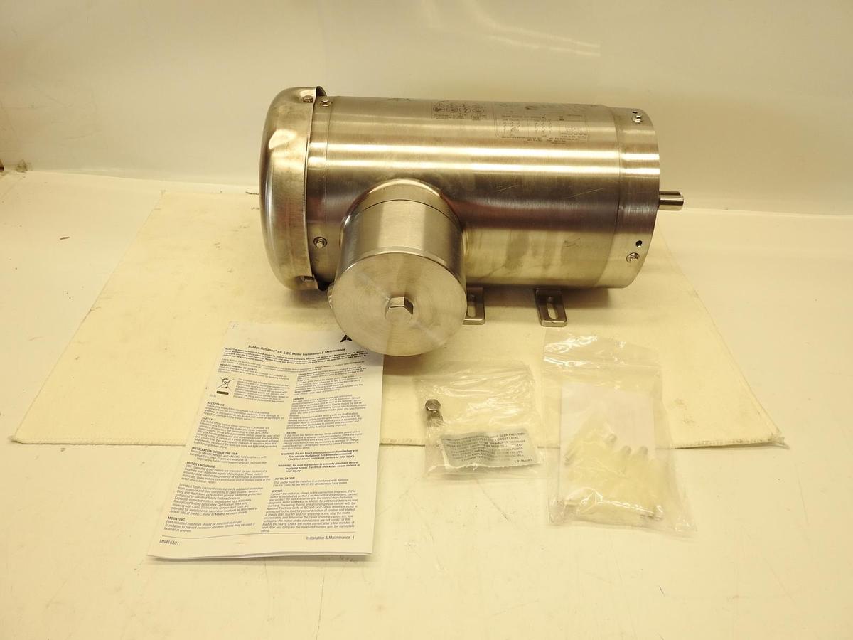 NEW GENUINE BALDOR CFSWDM3556-E 1155RPM 56C TEFC 3PH STAINLESS FOOD SAFE MOTOR