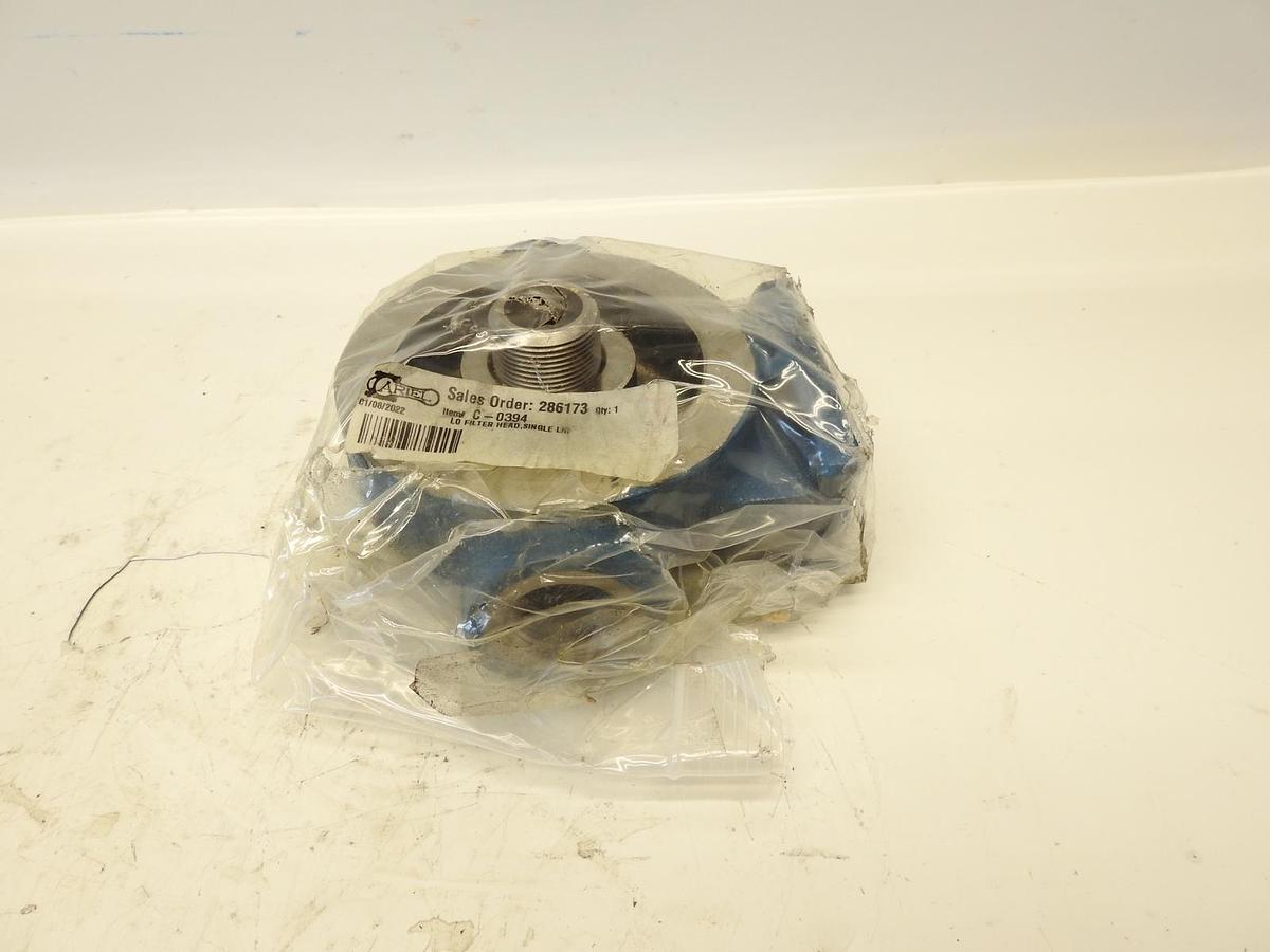 New Ariel C-0394 LUBE OIL FILTER HEAD, SINGLE L/R (C0394)