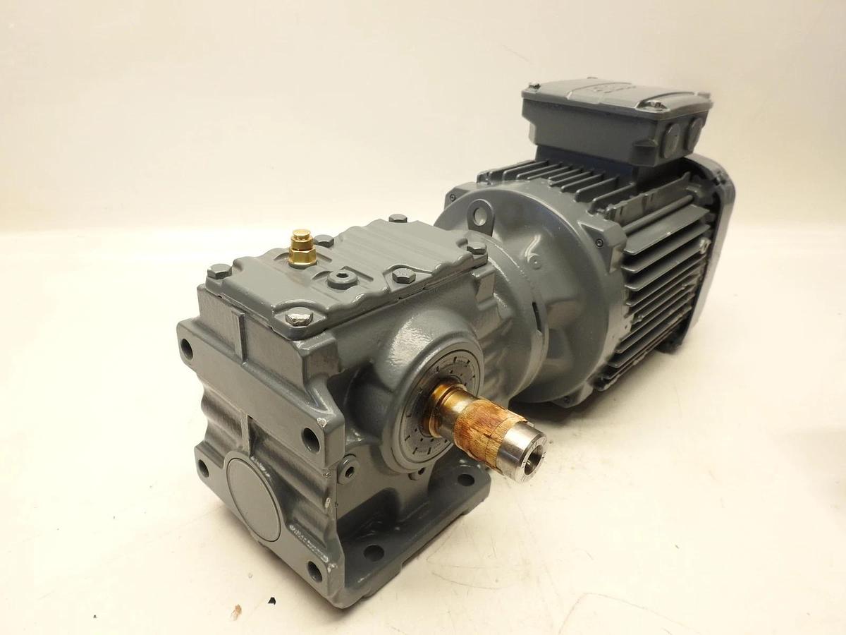SEW S47 DRN90S4/DH 1762/91 RPM 1.5 HP 60 Hz 230/460V Helical Gearmotor