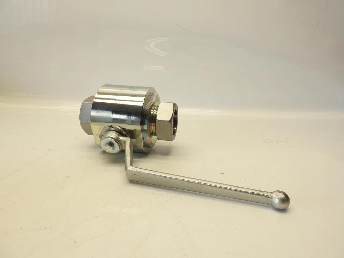 New Oem Parker KH 2-way ball valve steel PN420  212A