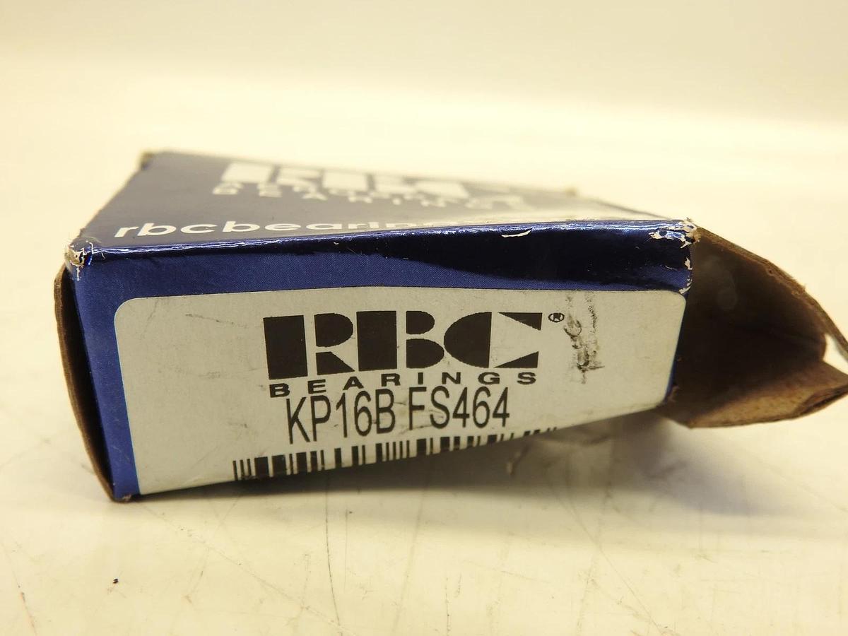 RBC KP16BFS464 Bearing 1" ID 1-3/4" OD 0.4370" Width Double Sealed Teflon