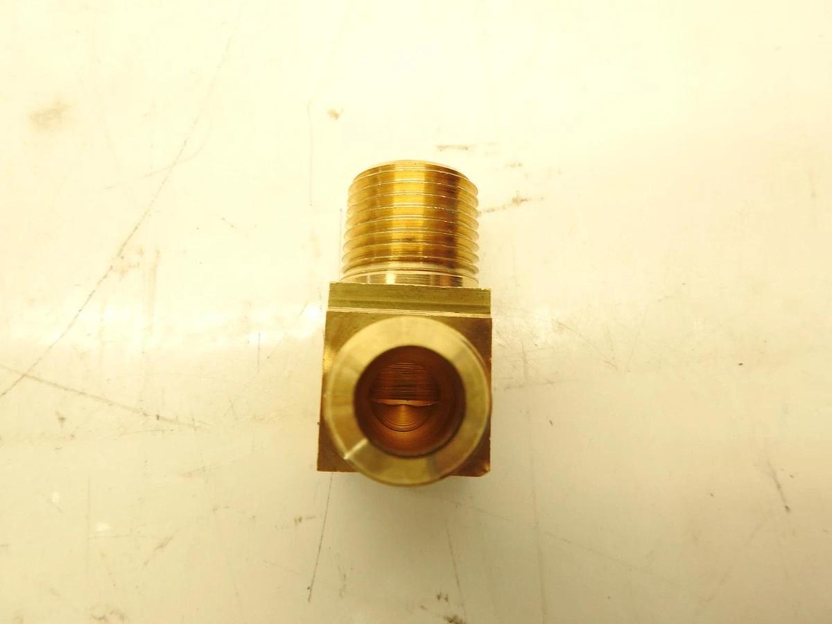 Lot Of 10 PARKER 249F-8-8 Male Elbow 45 deg.,Brass,Flare