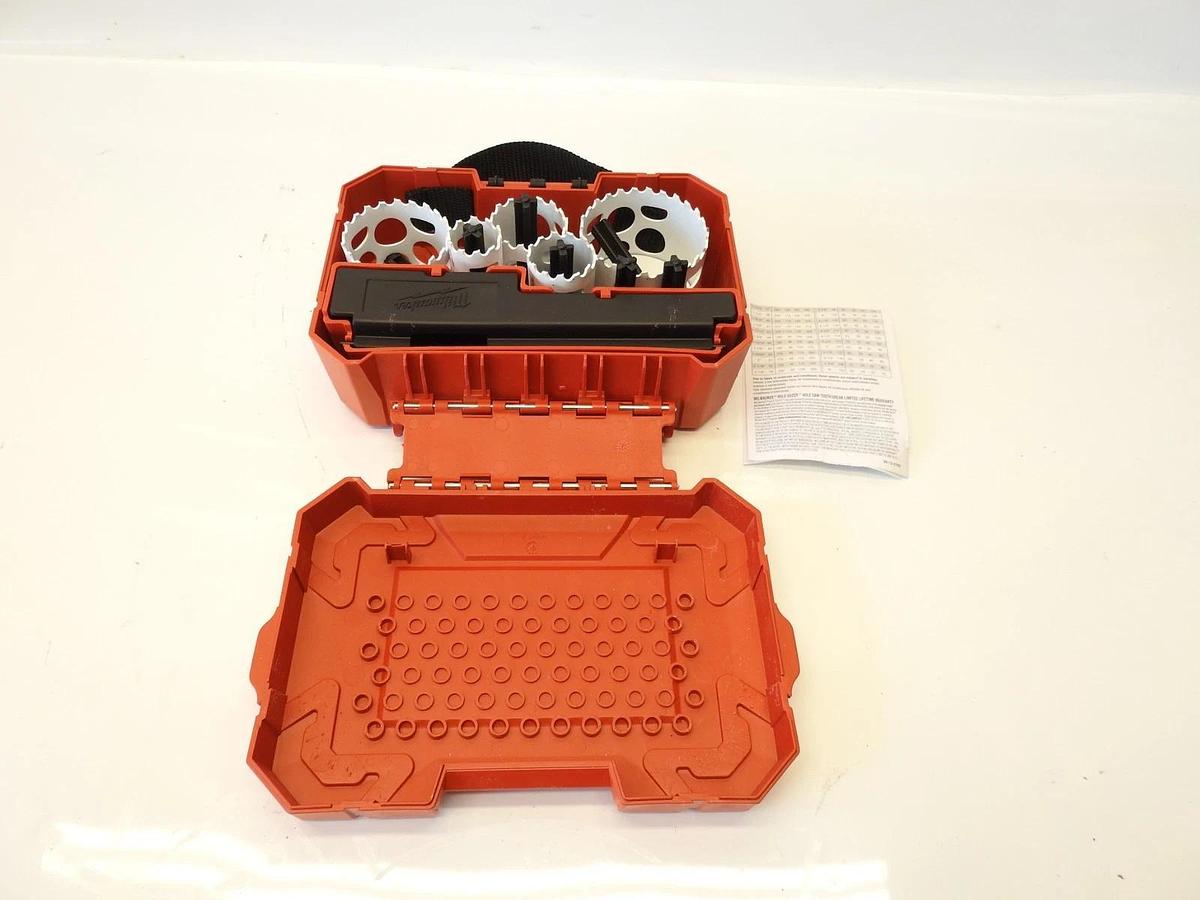 Oem Milwaukee 49-22-4009 9 PC HOLE DOZER General Purpose Bi-Metal Hole Saw Kit