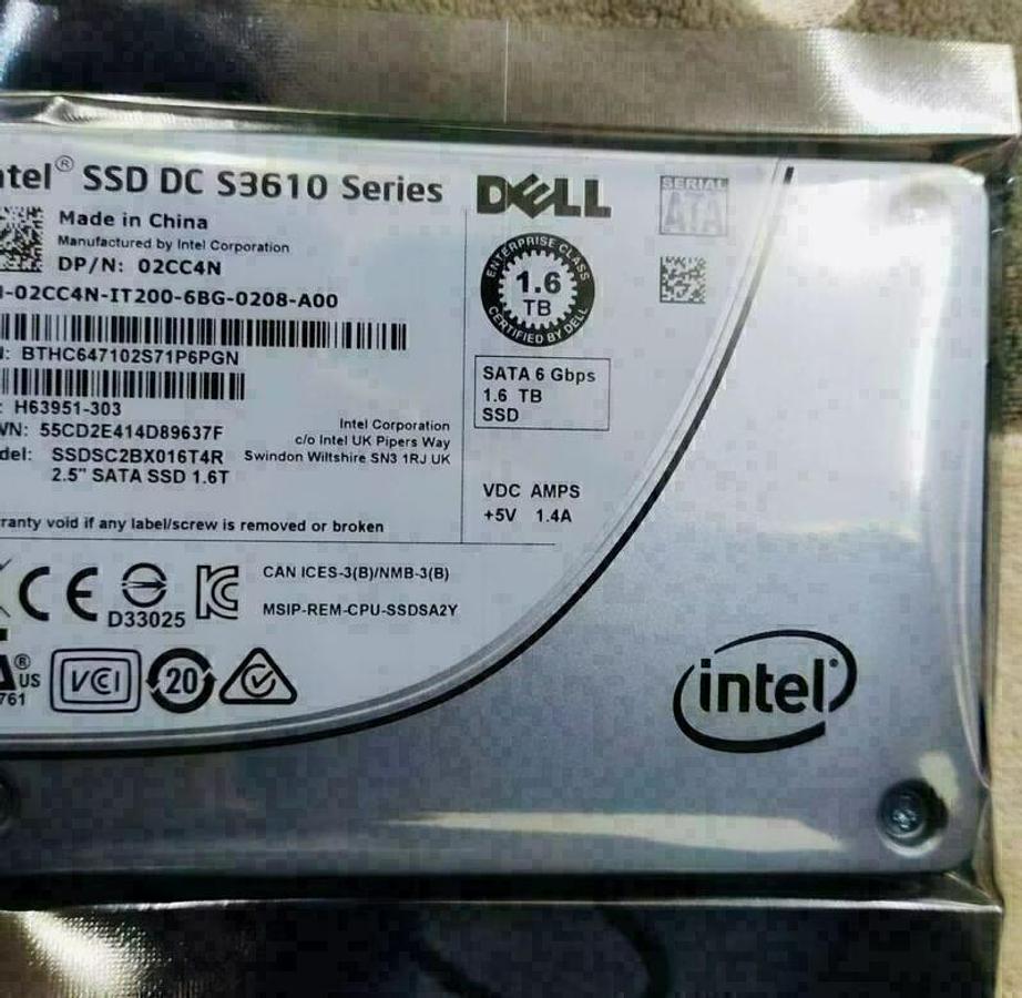 Brand New Intel SSD DC S3610 Series 400GB,Internal, 2.5 inch Solid State Drive